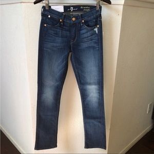 7 For All Mankind The Modern Straight Jeans Size 24